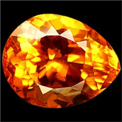 14.81ct Sublime Golden Yellow Pear Citrine (GEM-14344)
