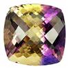 Image 1 : 65.25ct AAA Cushion Checker Cut Bi-Color Ametrine (GEM-16519)