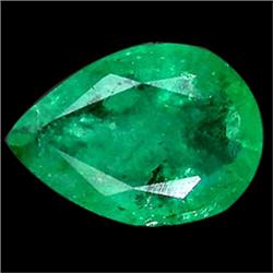 0.50ct SI Pear Cut Top AAA Natural Green Colombian Emerald  (GEM-17425)