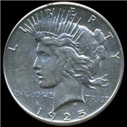 1925S Peace Dollar Choice Unc (COI-5606)