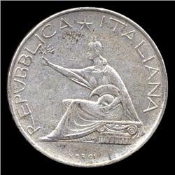 1961 Italy 500 Lira Silver AU+ (COI-5752)