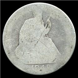 1848O Seated Half Circulated (COI-5789)