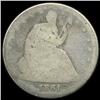Image 1 : 1861 Seated Half Circulated (COI-5822)