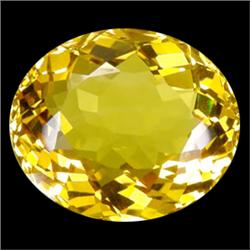 9.75ct Yellow Oval Citrine (GEM-16196)