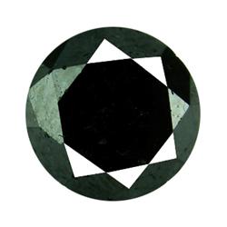 3.93ct Rare Natural AAA Deep Black Diamond (GEM-16306)