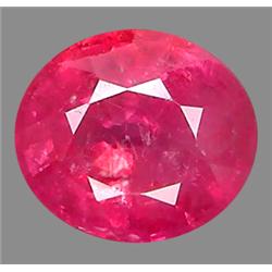 2.81ct Top AAA Oval Cut Mozambique Pink Red Ruby Appraisal Estimate $1125 (GEM-8790)