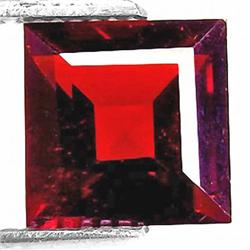 2.54ct Graceful Square Cut Deep Red Garnet (GEM-9697)