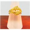 Image 1 : 23k Solid Yellow Gold Dolphin Ring 3.8 grams (JEW-1431)