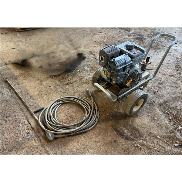 (10648530) 2022 MI-T-M 4000psi Gas Pressure Washer w/ Hose & Wand (Needs Repair)