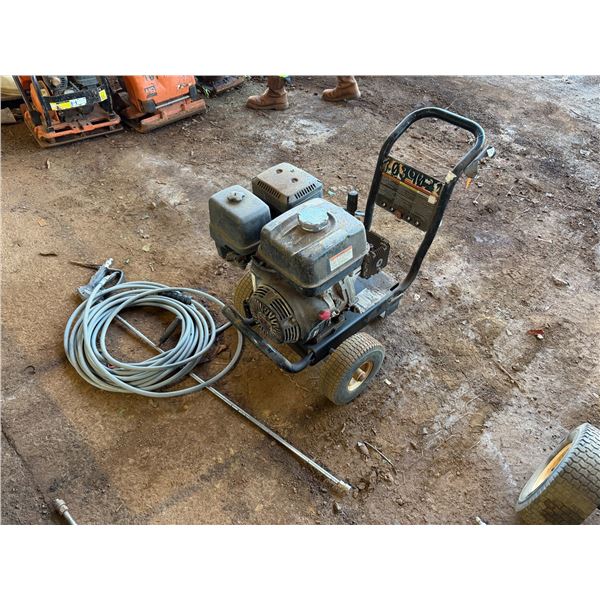 (1039021) 2022 MI-T-M 4000psi Gas Pressure Washer w/ Hose & Wand (Needs Repair)