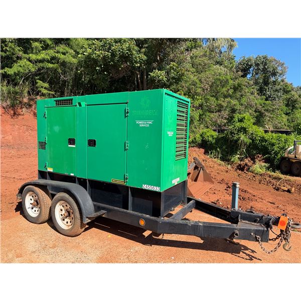(Z455633) 2011 MQ Power 56KW Diesel Generator, DCA70USI2 (Starts and runs, needs repair)