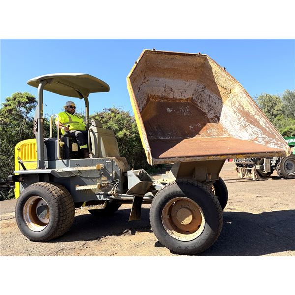 (10175612) 2019 Wacker DW60 6-Ton Wheeled Dumper, 4WD (Starts & Runs - See Video)