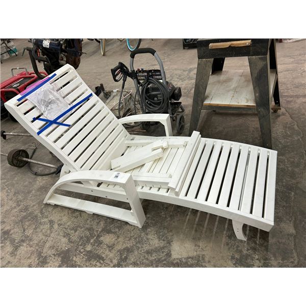 Saint Tropez Plastic Patio Lounger