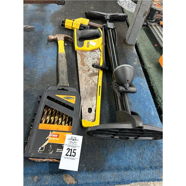 Tire Pump, Hammer, Drill Index