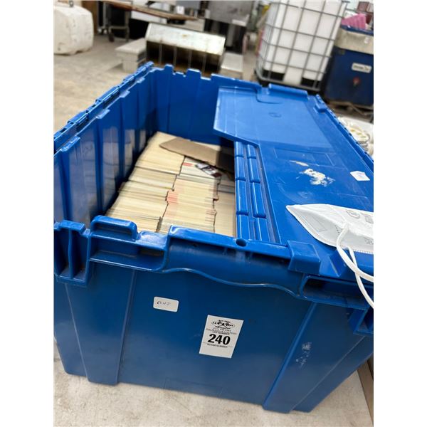 Tote w/Asst. Sports Trading Cards