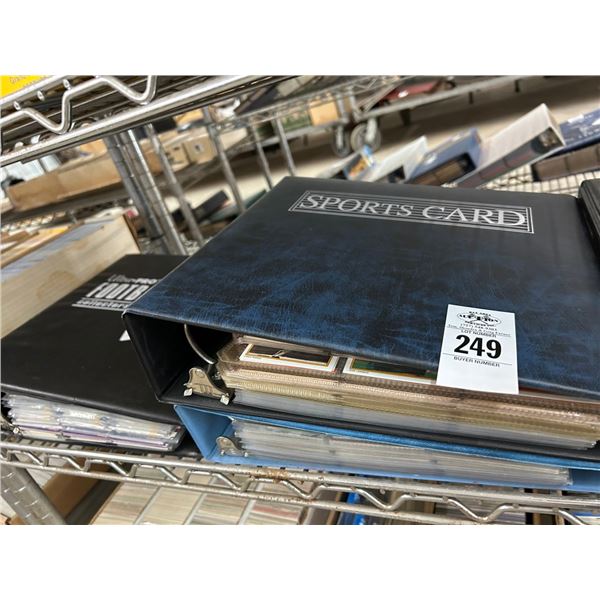 Albums 5 w/Asst. Sports Trading Cards