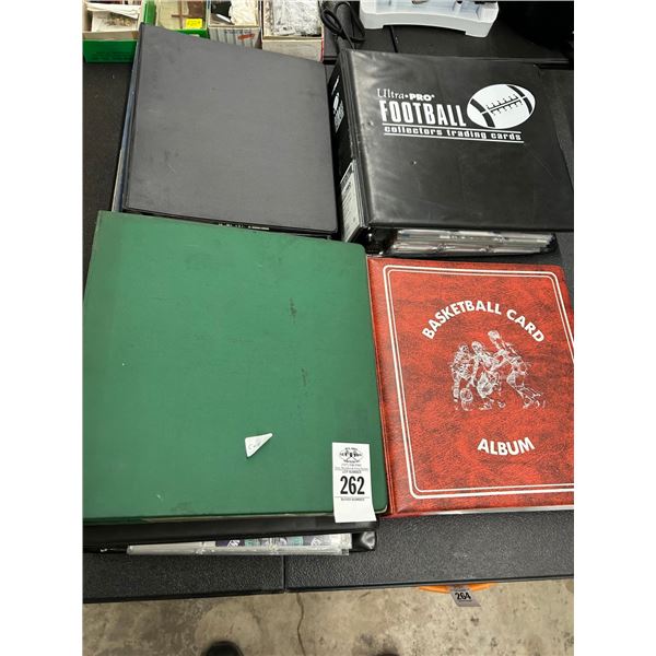 Albums 6 w/Asst. Sports Trading Cards