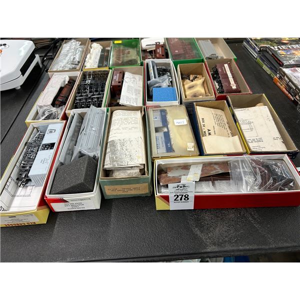 Asst. Ho Scale Train Cars