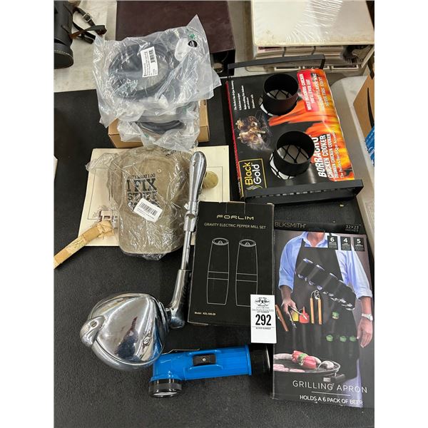 Pepper Mills, Drilling Accessories, New Cap, HDMI Cables