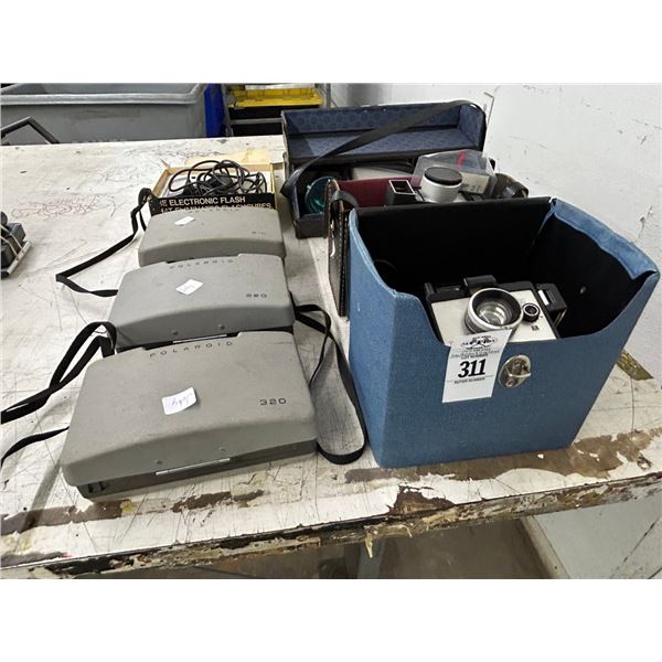 Asst. Old Cameras, Accessories