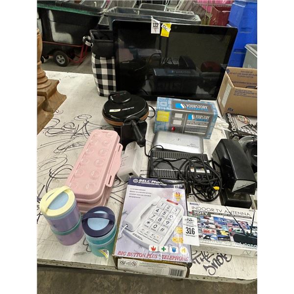 Electric Stapler, Book Binding Kit, Waffle Press, Monitor, Carry Bag