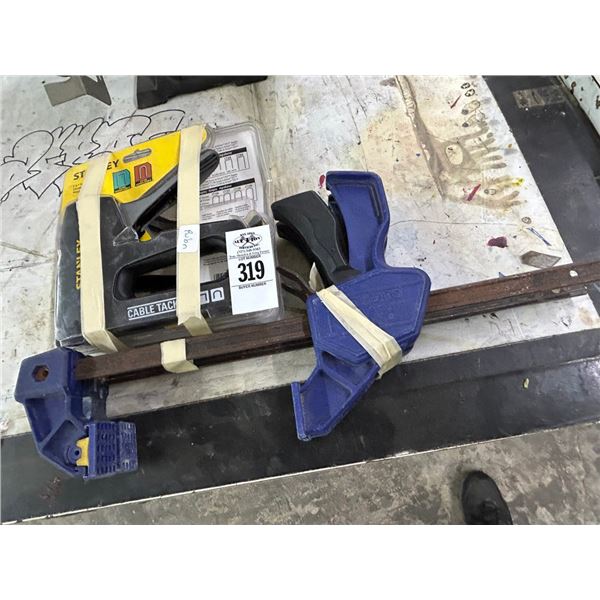 Stanley Staple Gun, Wood Clamps