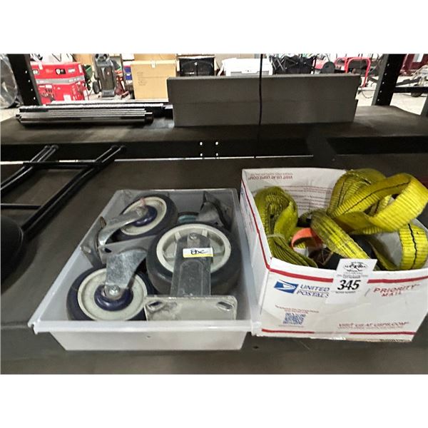 Casters, Lift Straps, Hose w/Connectors