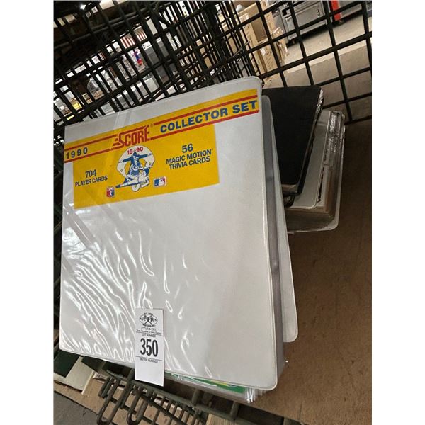 Albums 4 w/Sports Trading Cards