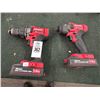 Image 1 : Bower 20V Lithium Cordless Drills w/Batteries - 2 - No Charger