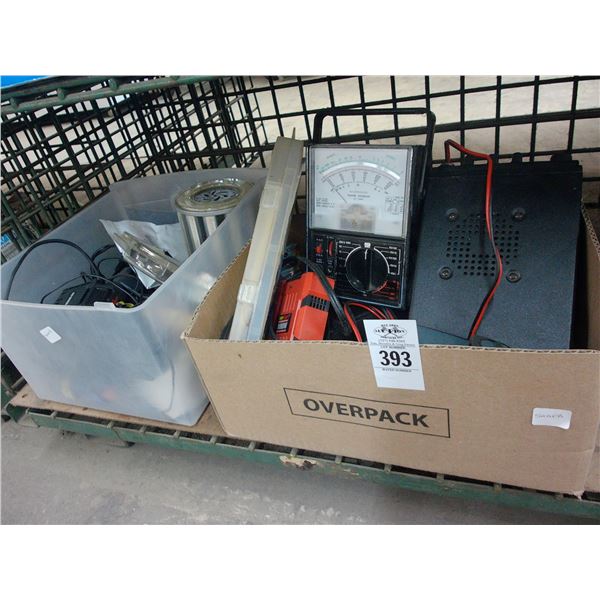 Wire Spool, Crimpers, Multi Meter, Electronics, Accessories