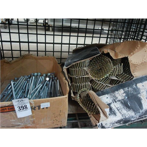 Large Bolts, Hardware, Gun Nails