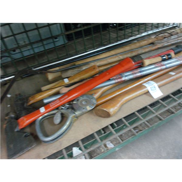 Hatchets, Axe Handles, Tools - Bottom Shelf
