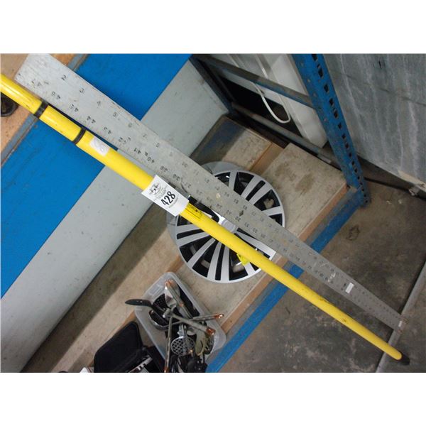 Contractors T-Square Measure, Bulb Replacement Pole