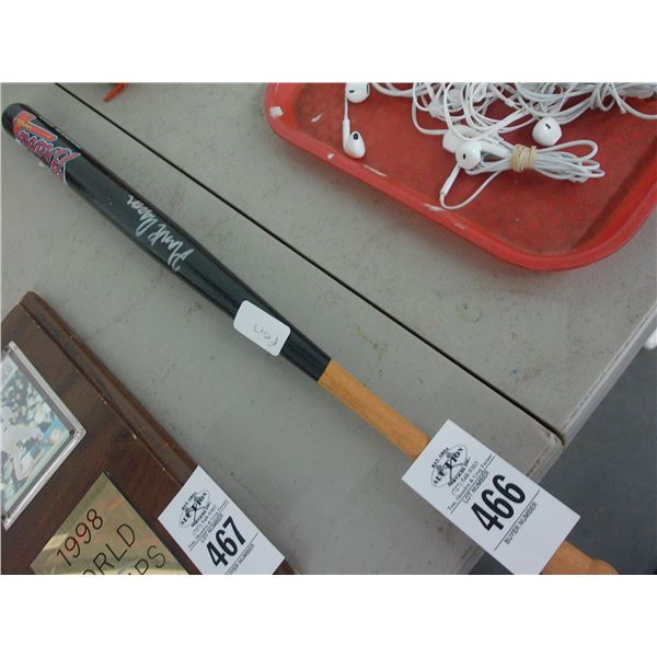 Hank Aaron Autographed Collector Mini Bat