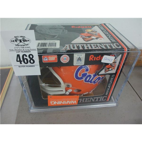 Florida Gator Autographed Mini Helmet
