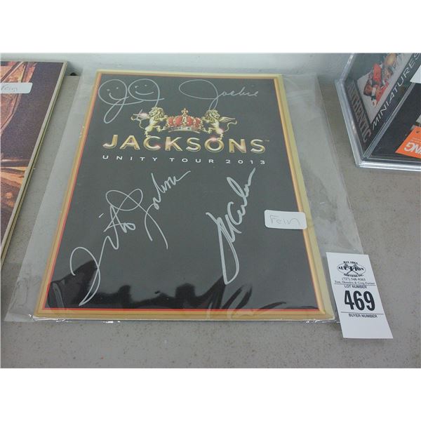 Michael Jackson 2013 Unity Tour Autographed Program