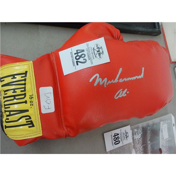 Muhammed Ali Autographed Boxing Glove