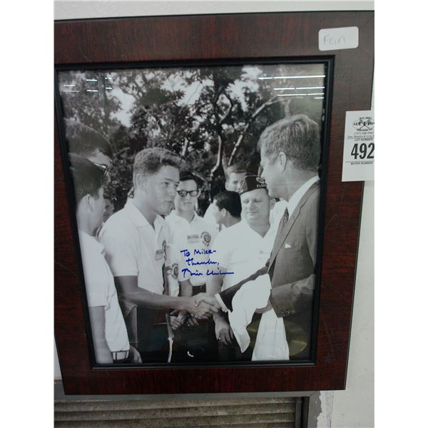 Bill Clinton Autographed Photo