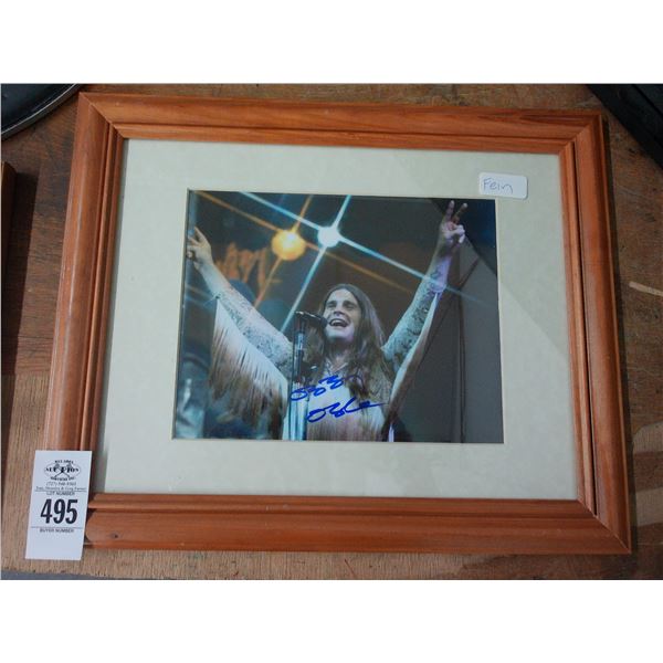 Ozzy Osbourne Vintage Autographed Photo