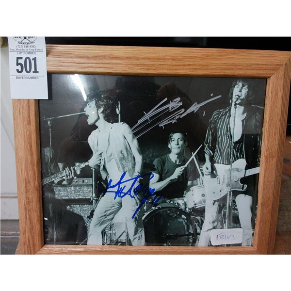 Rolling Stones Autographed Photo