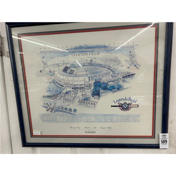 Legends Field Tampa Sketch Wall Art - 20"  X  24"