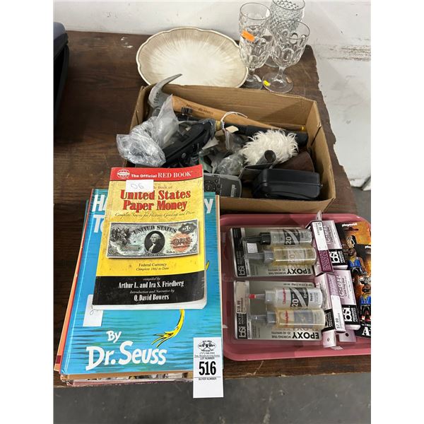 Epoxy, Keychain Figurines, TV Remote, Trimmer, Tableware, Books