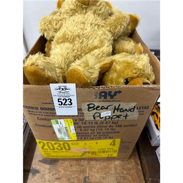 Plush Bear Hand Puppets