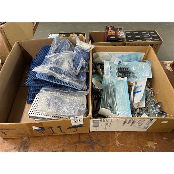 Medical Instruments, Trays - 2 Boxes