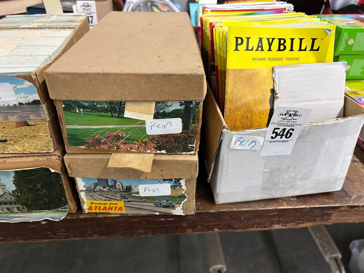 Collector Movie Playbills, Vintage Postcards, Souvenir Shot Glasses ...