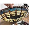 Image 3 : Ornate Leaded Glass Hanging Lamp