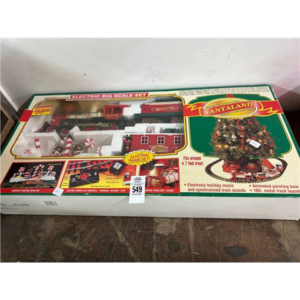 Santa Land Train Set in Box