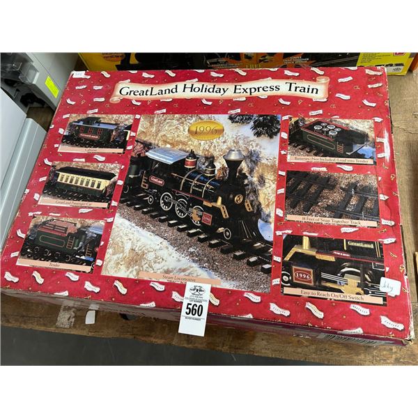 Greatland Holiday Express Train Set in Box