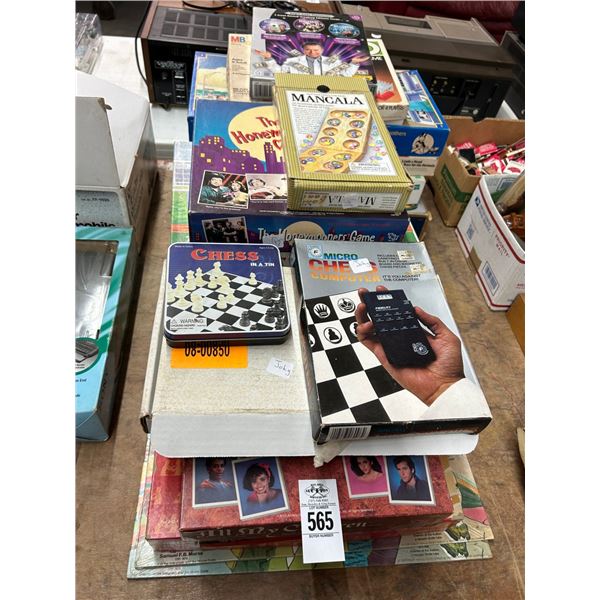 Large Lot Asst. Boardgames