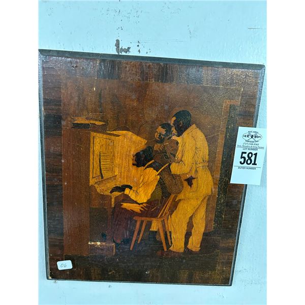 Nigeria Wall Art on Wood - 10"  X  15"